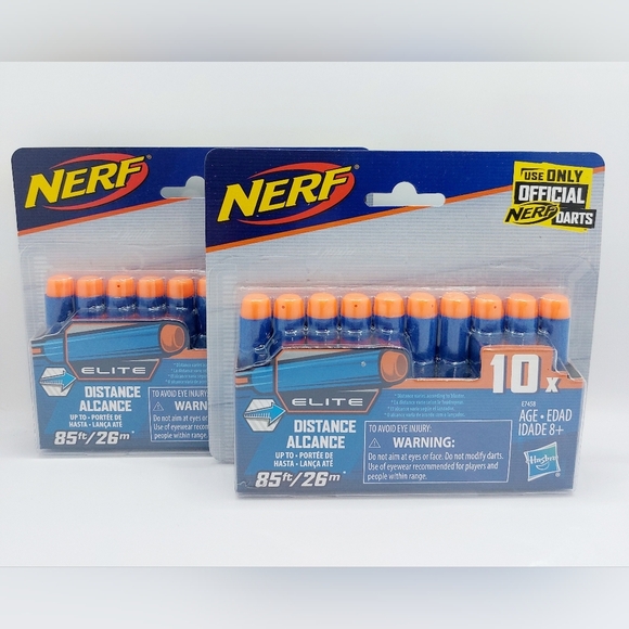 Nerf Official‎ 10 Dart Elite Refill Pack Lot of 2 Packs (20 darts) - Picture 5 of 5